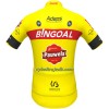 Cykeltrøje 2022 Bingoal Pauwels Sauces WB Rød Neon Gul